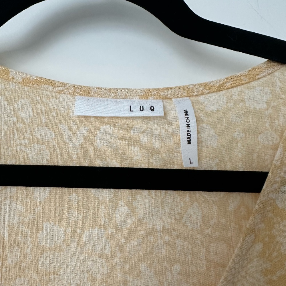LUQ Rhee Tie Front Top - Picture 3 of 4